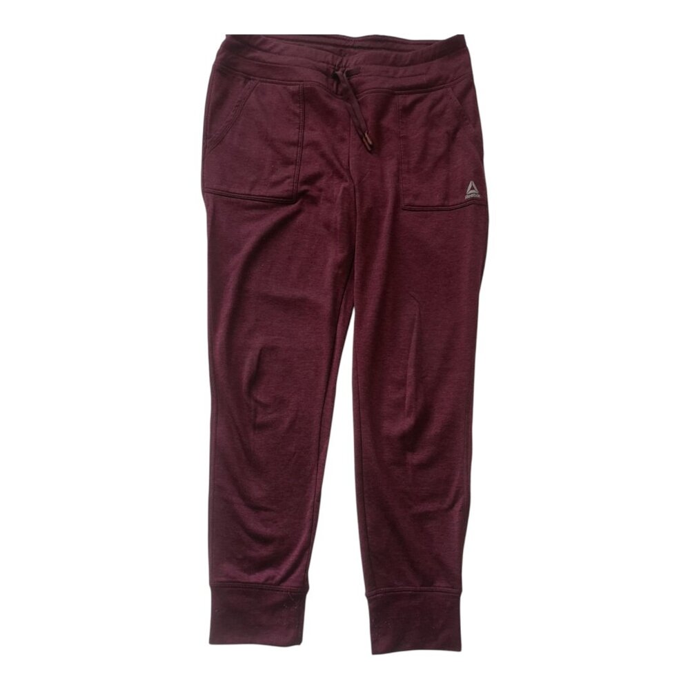 Reebok Burgundy Joggers Track Pants M